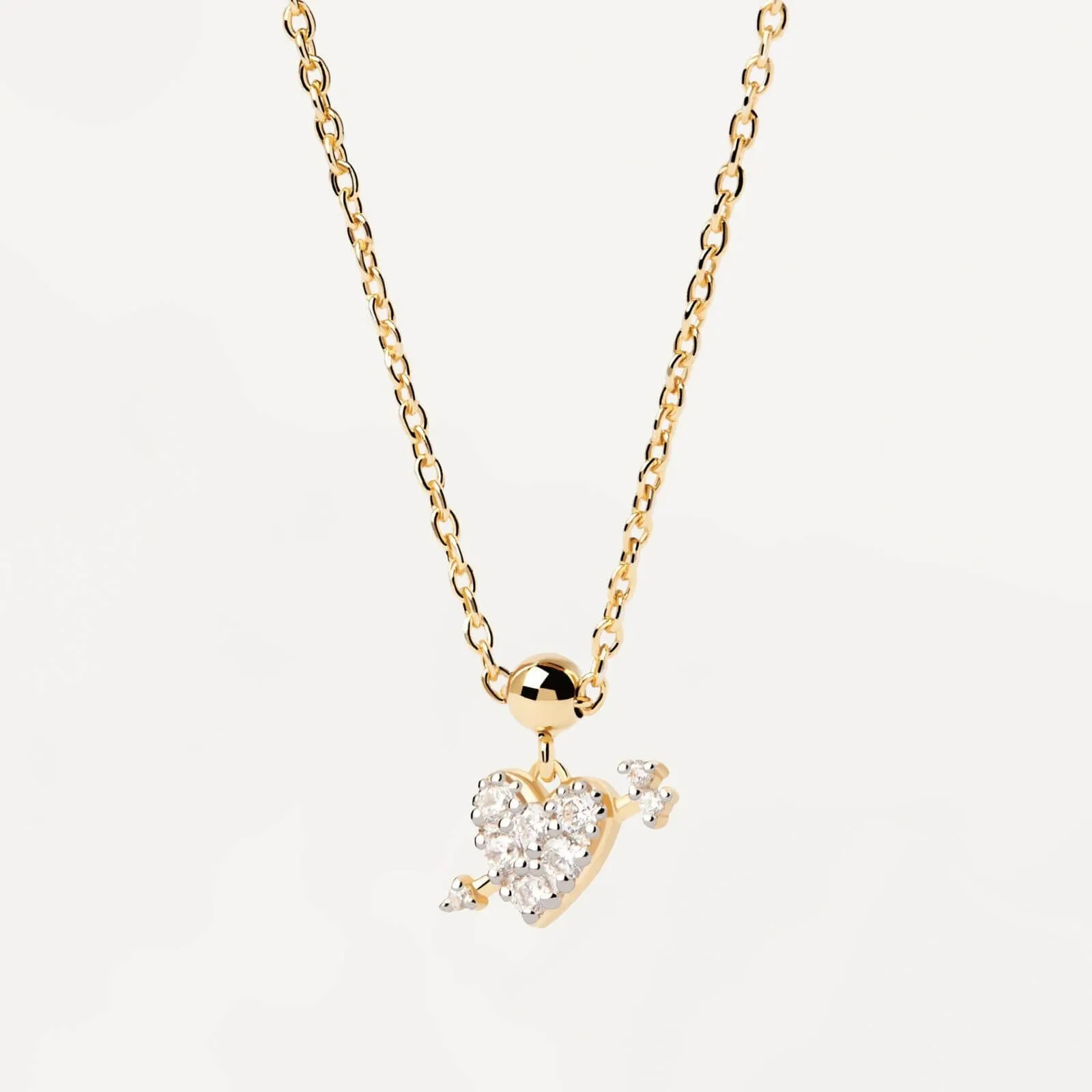 PDPAOLA Gold Mon Amour Charm