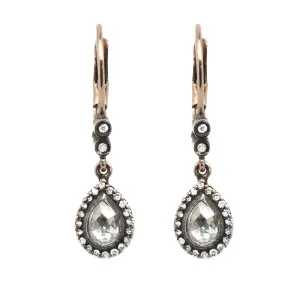 Pear Shaped Diamond Earrings