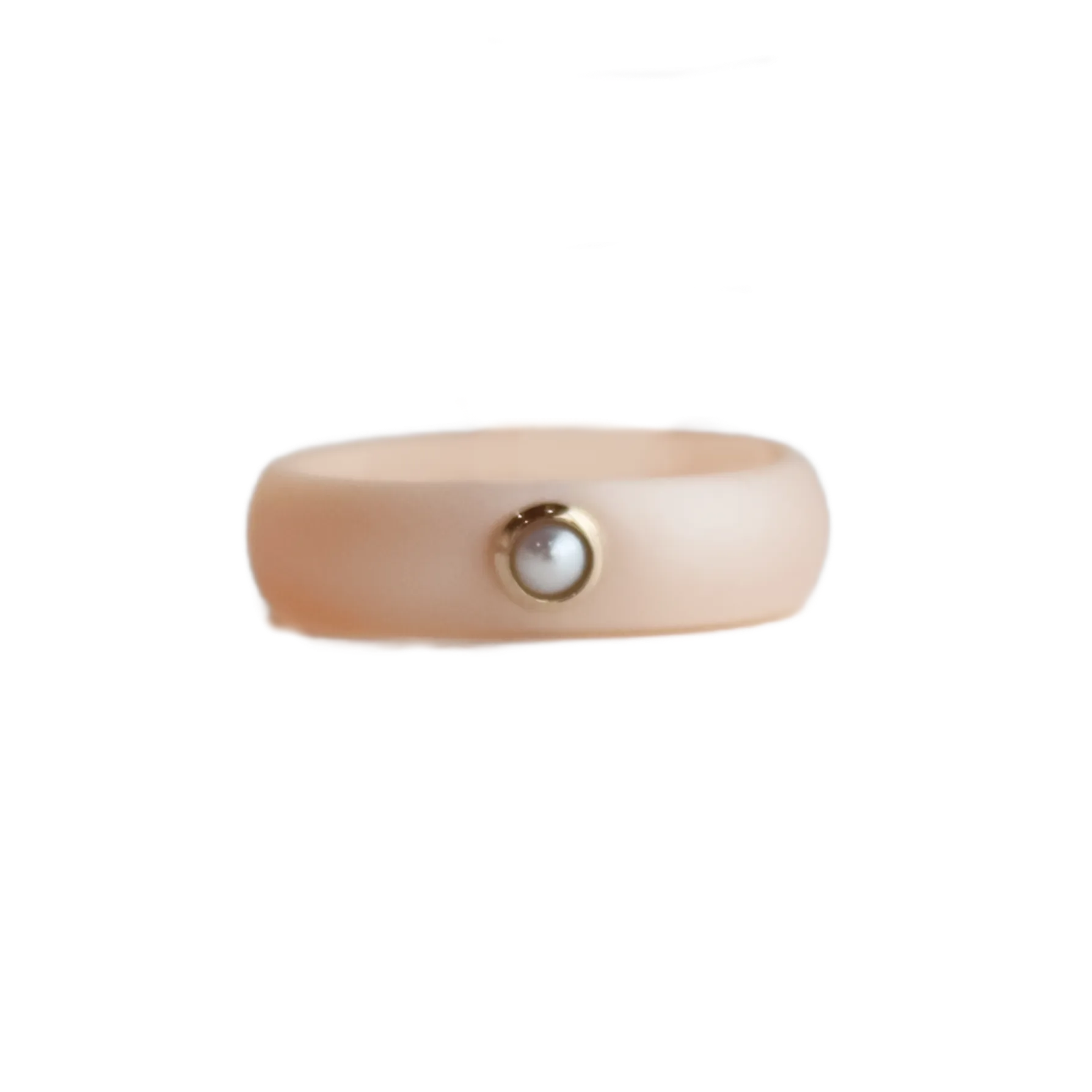 Pearl Silicone Band - Pink