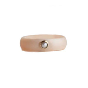 Pearl Silicone Band - Pink