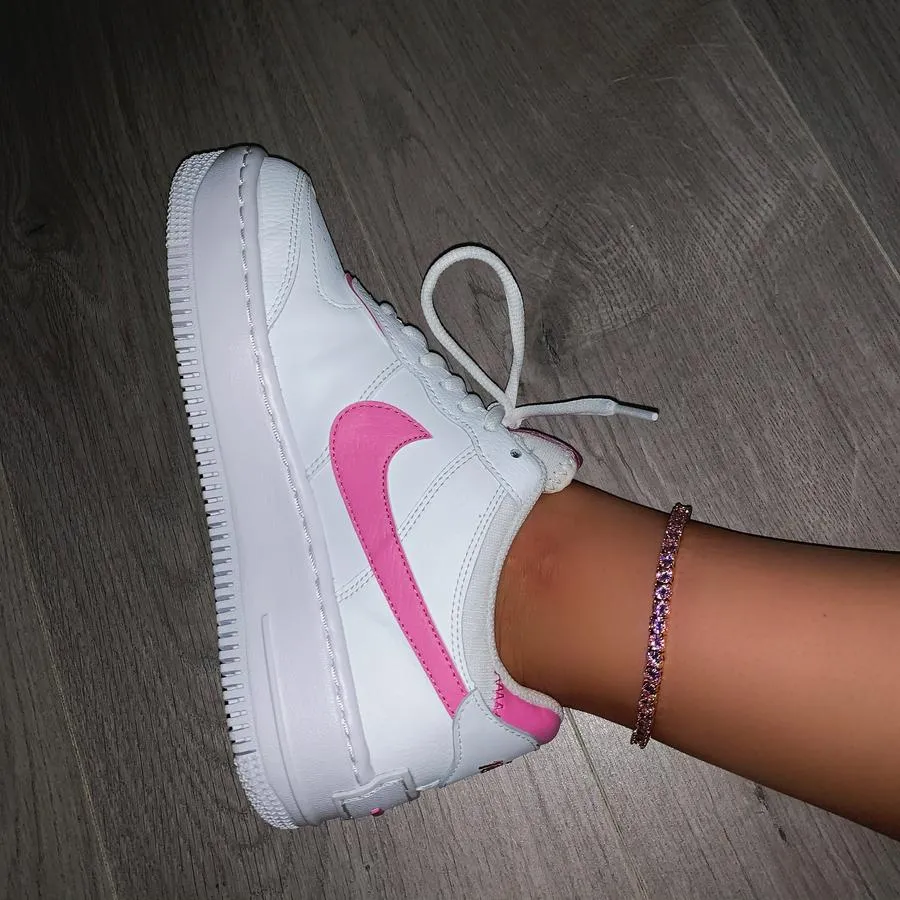 pink rhinestone anklet , luxury anklet , foot jewelry , anklet, gift for teens, gift for mom sister daughter ,pink anklet ,