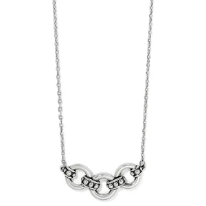 Pretty Tough Stud Trio Necklace