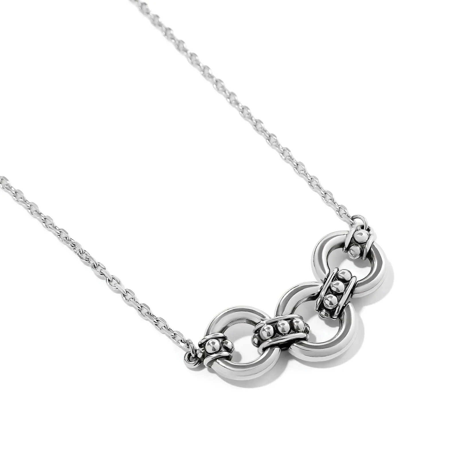 Pretty Tough Stud Trio Necklace