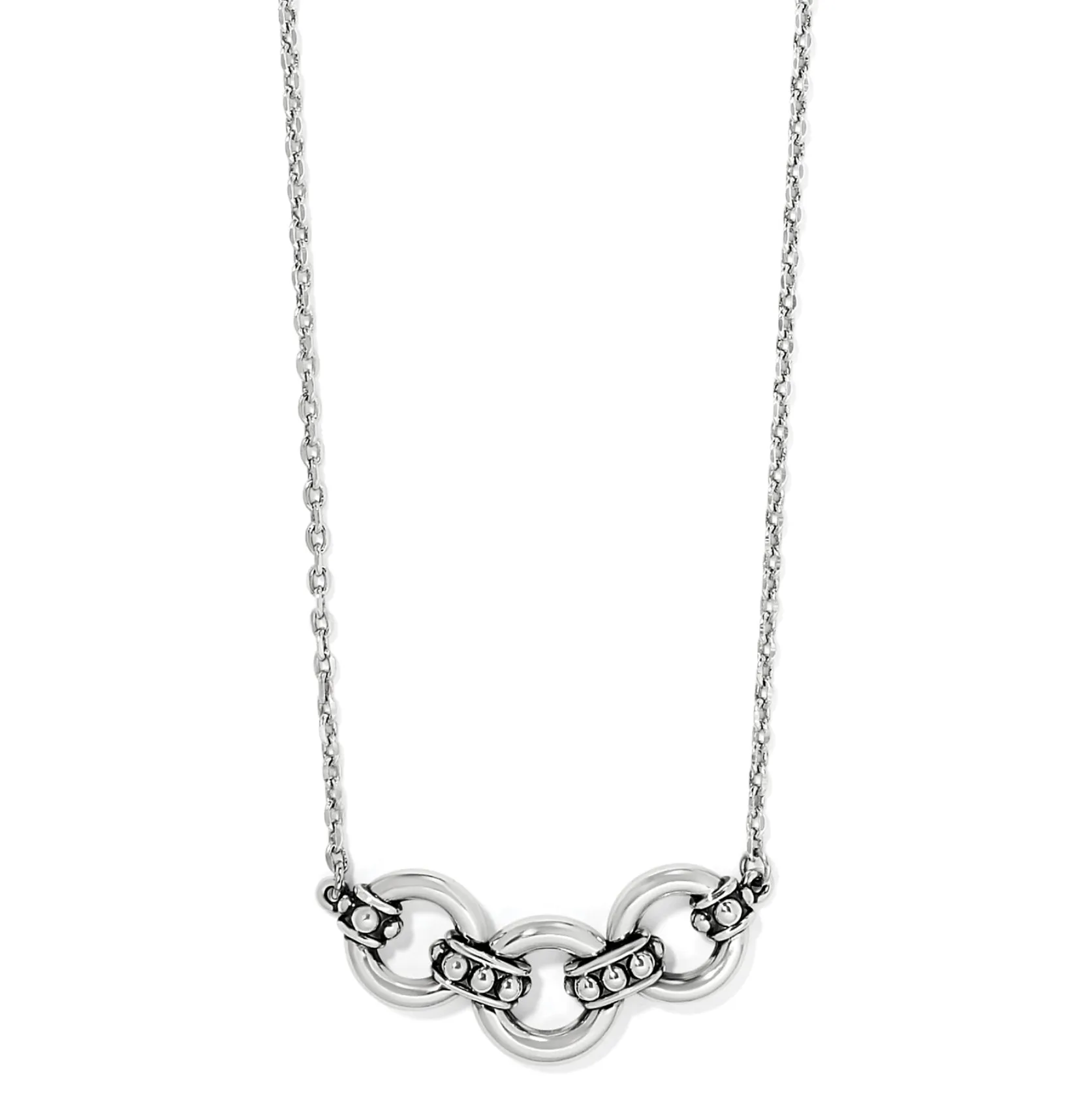 Pretty Tough Stud Trio Necklace