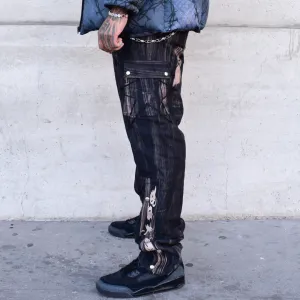 Quasar Acid Cargo Pants - Black