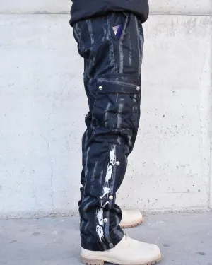 Quasar V.2 Acid Cargo Pants - Black