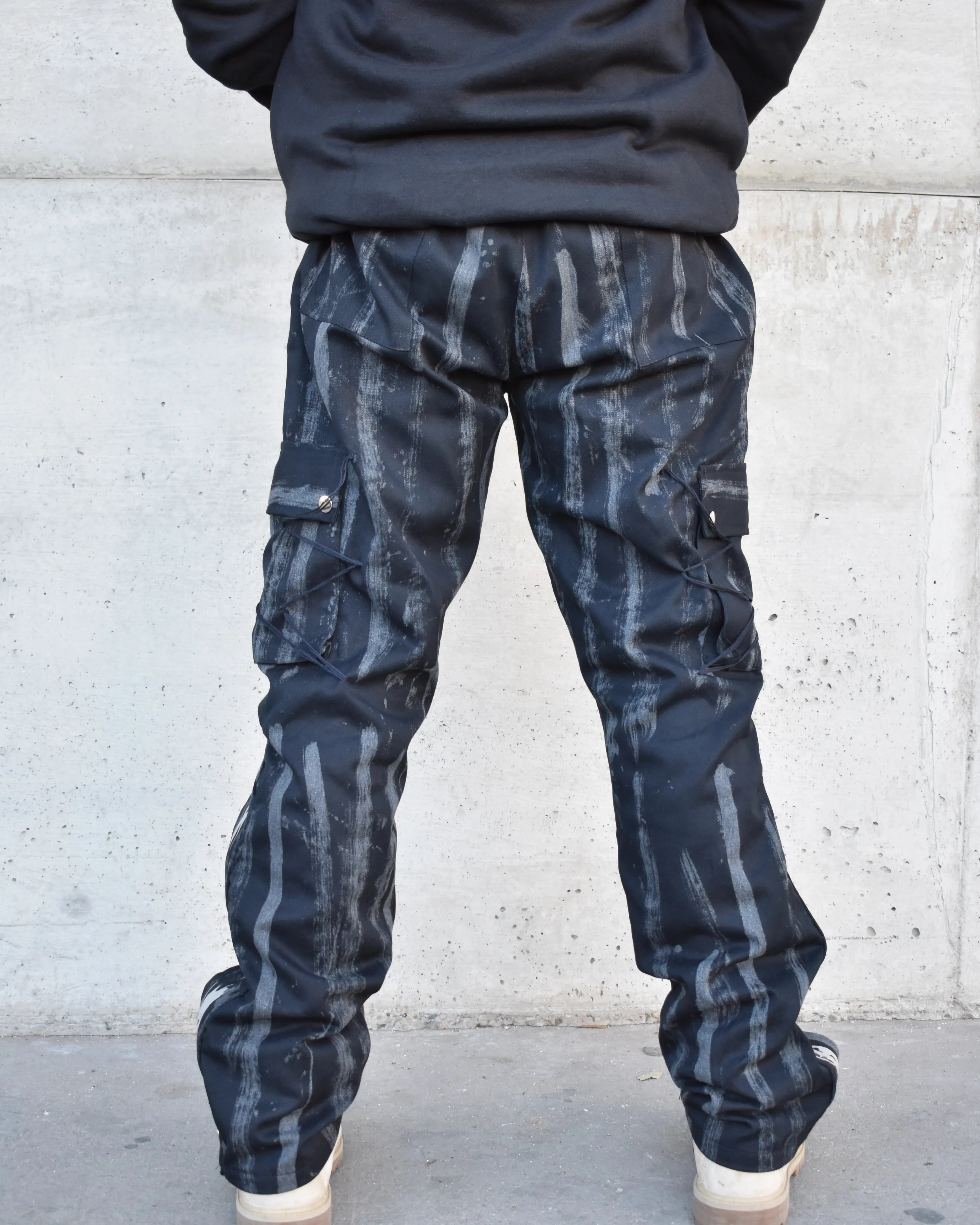 Quasar V.2 Acid Cargo Pants - Black