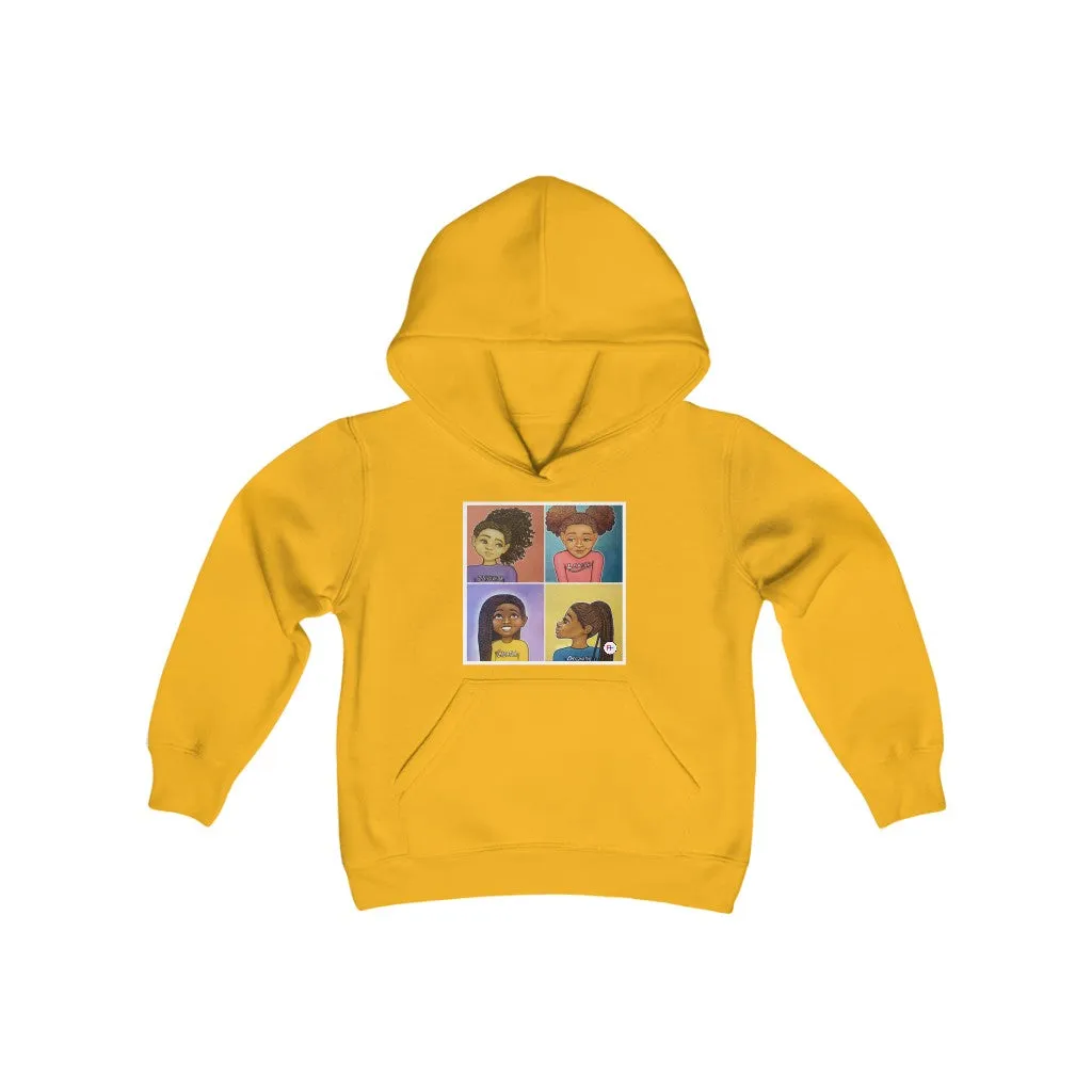 "Beautiful, Smart, Innovative, Creative" Girls Princess Sweatshirt