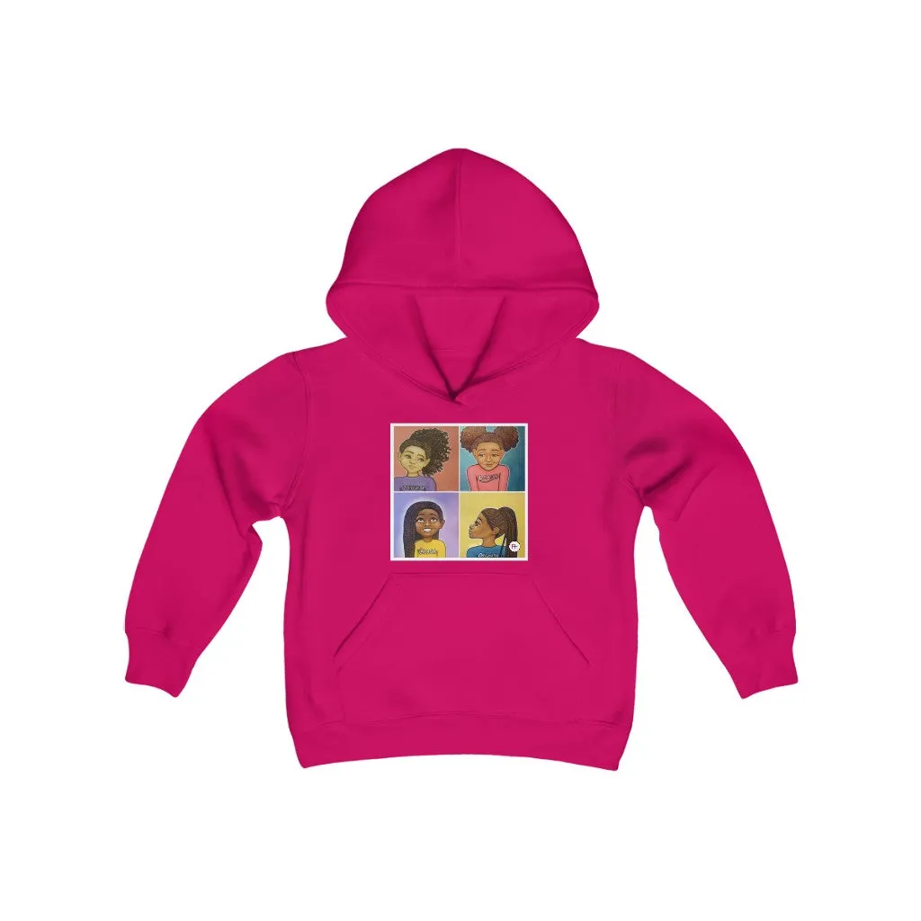 "Beautiful, Smart, Innovative, Creative" Girls Princess Sweatshirt