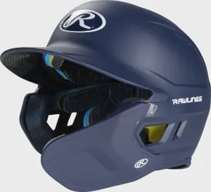 Rawlings MACH Matte Helmet w/Adj Face Guard Navy