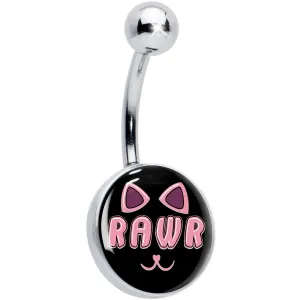 RAWR Kitty Cat Belly Ring