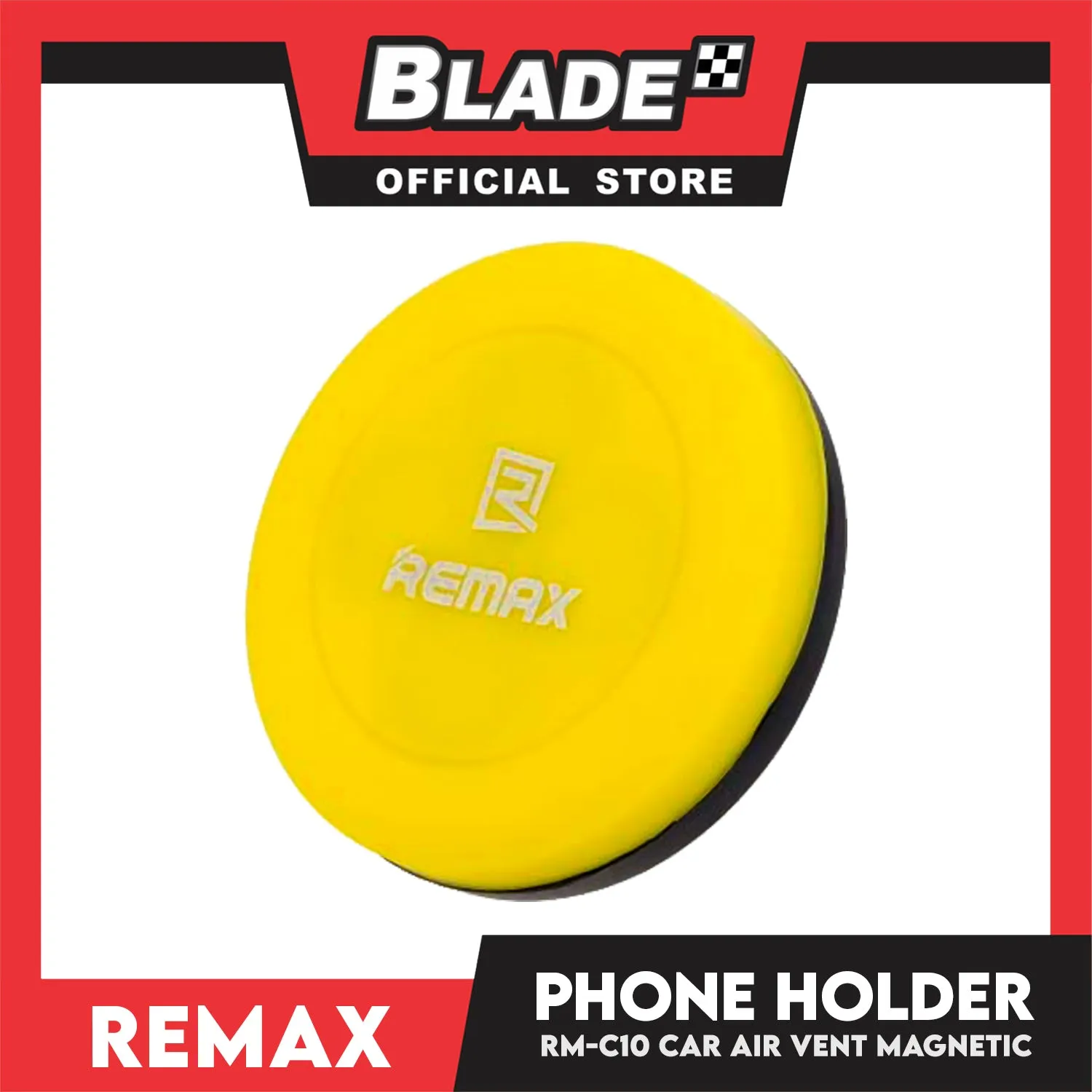 Remax Magnetic Car Phone Holder RM-C10 (Yellow) Design for 5-6 inches Smart Phone
