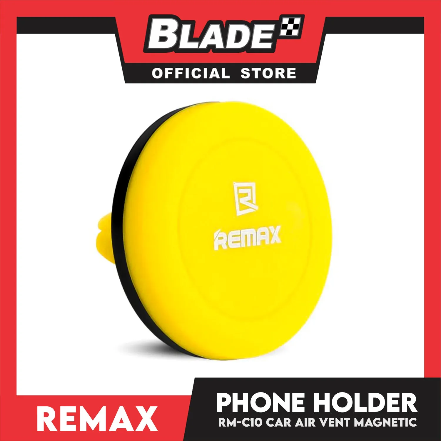 Remax Magnetic Car Phone Holder RM-C10 (Yellow) Design for 5-6 inches Smart Phone