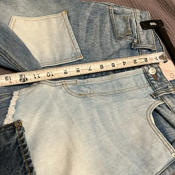 Revice Deconstructed Patchwork Denim Straight-leg High-rise Jeans Women's 27