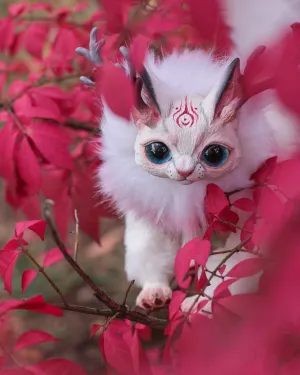 Sakura Kitsune Cat