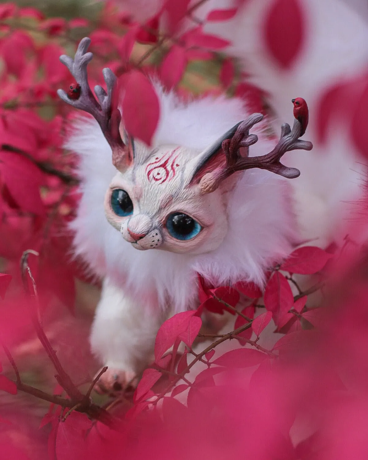 Sakura Kitsune Cat