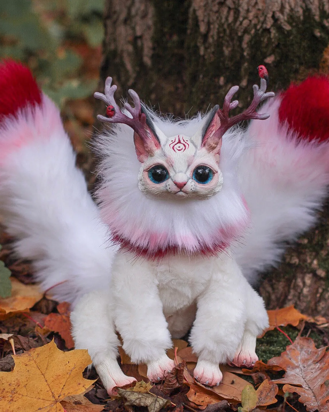 Sakura Kitsune Cat