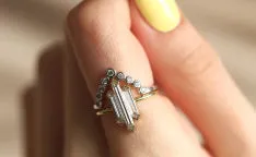 Sally Kite Alexandrite Ring Set