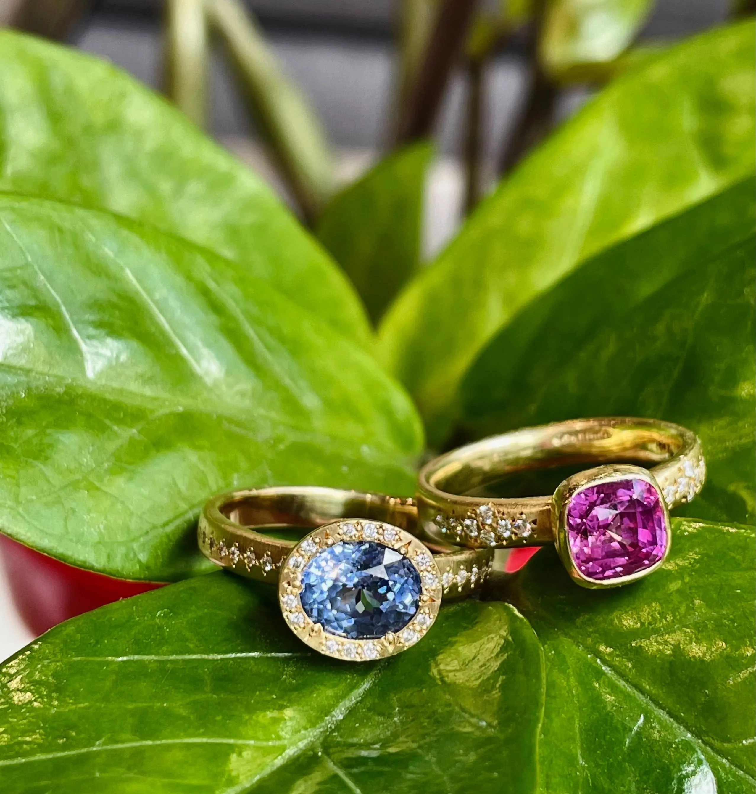 Sapphire Oval Succession Ring