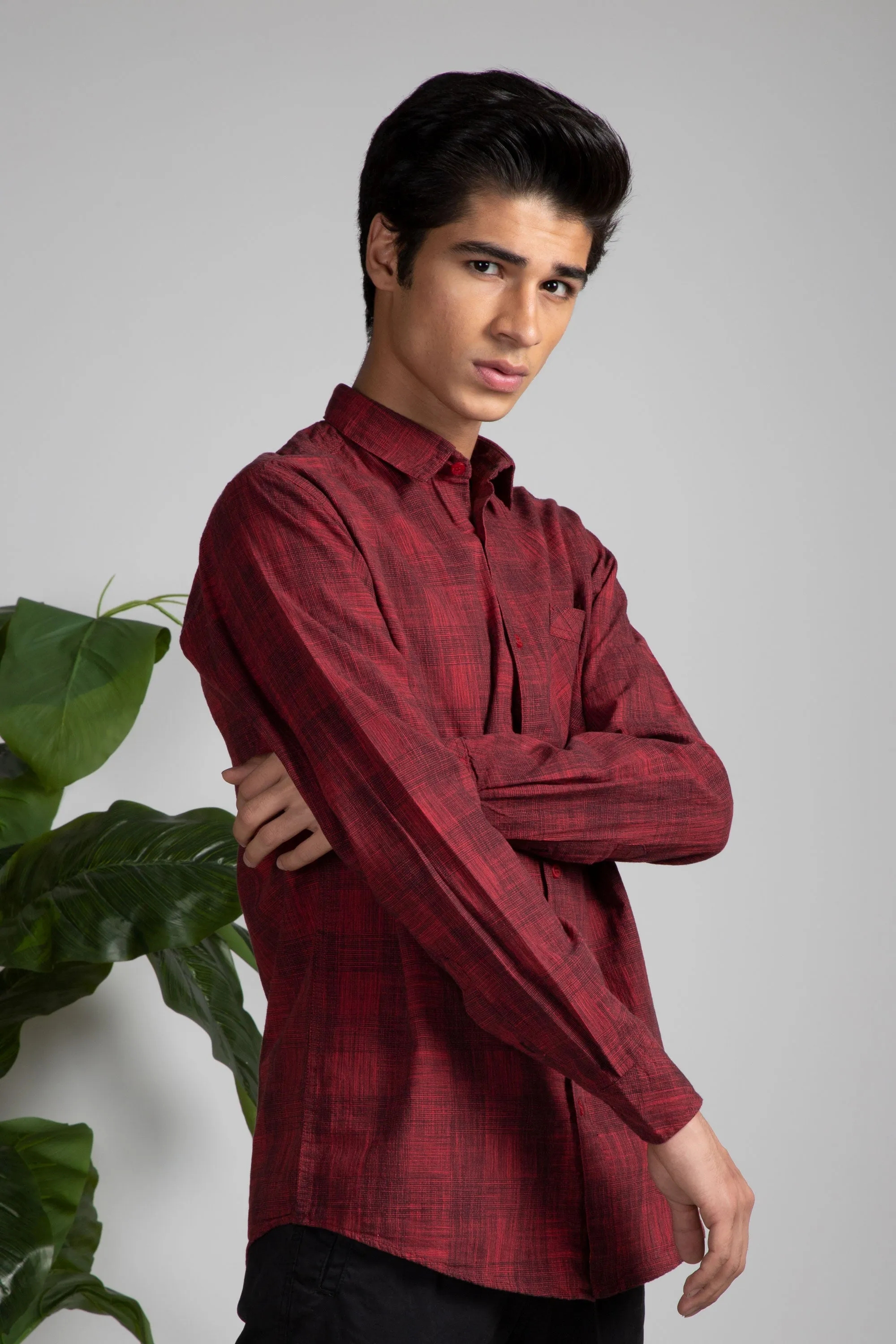 Scarlet Check Shirt