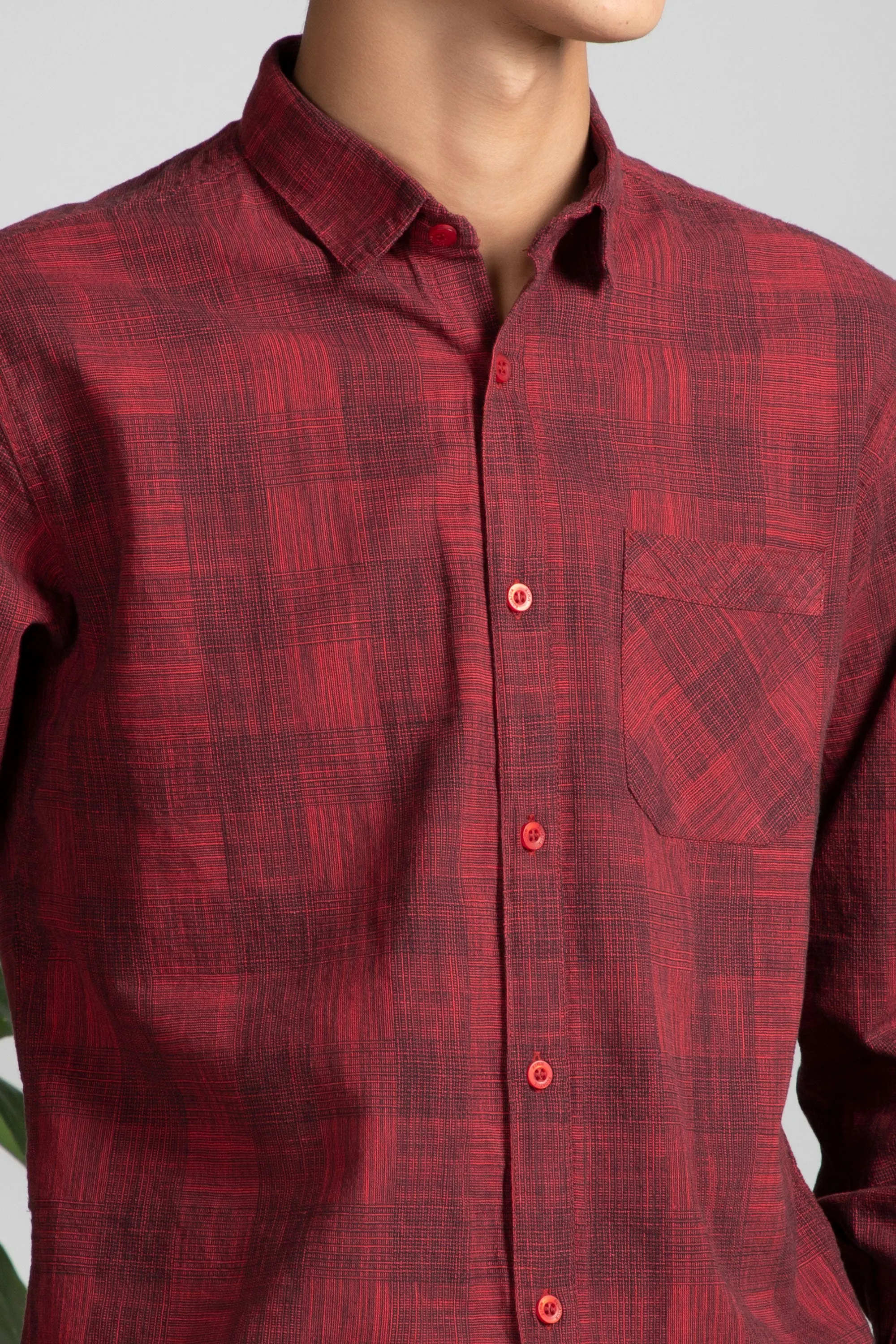 Scarlet Check Shirt