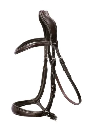 Schockemohle Theta Bridle Brown & Silver