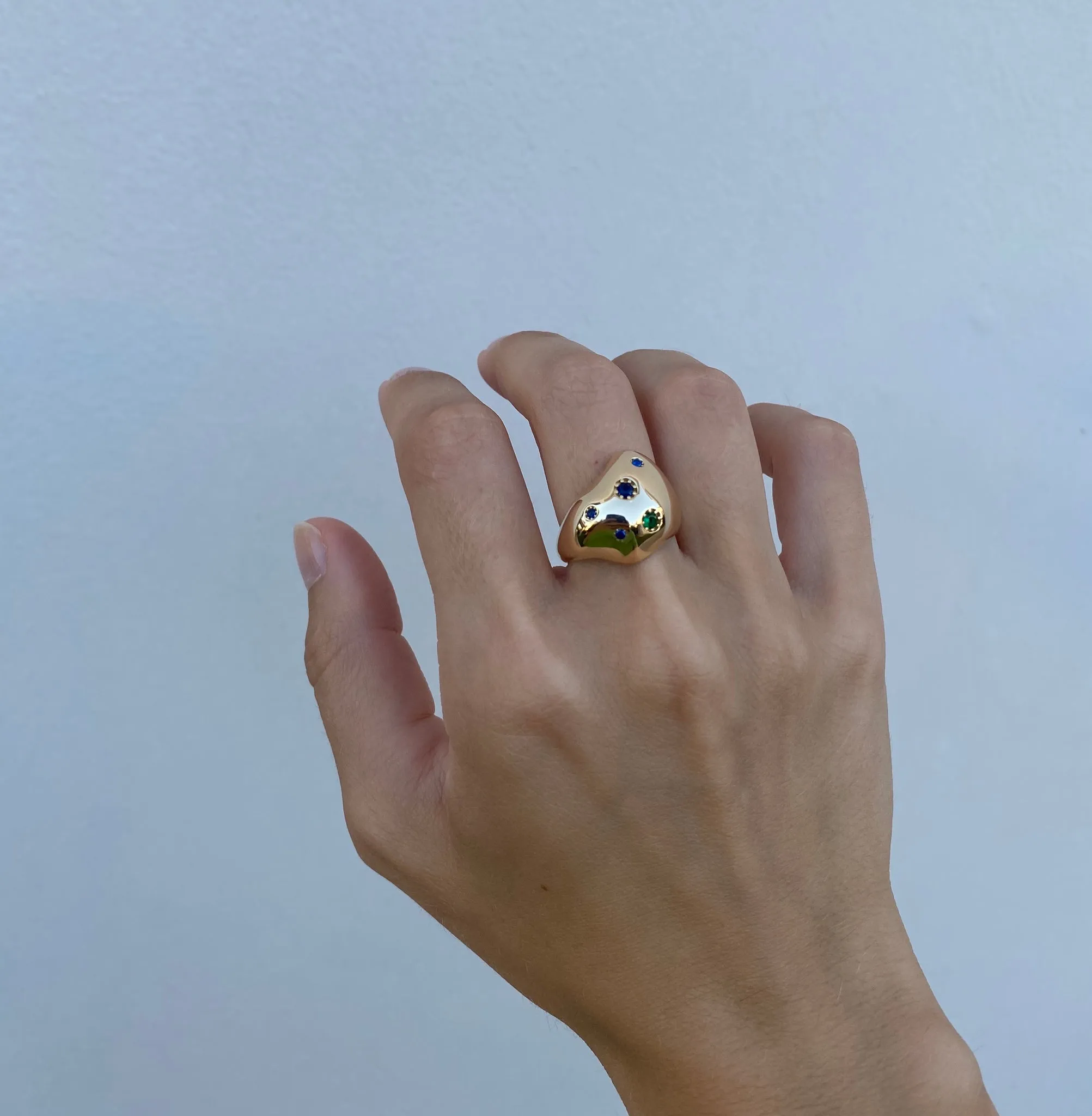Shapeless Ring In Navy
