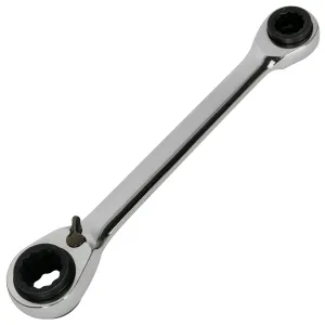 Siegen 4 in 1 Reversible Ratchet Ring Spanner 10, 13, 17 & 19mm