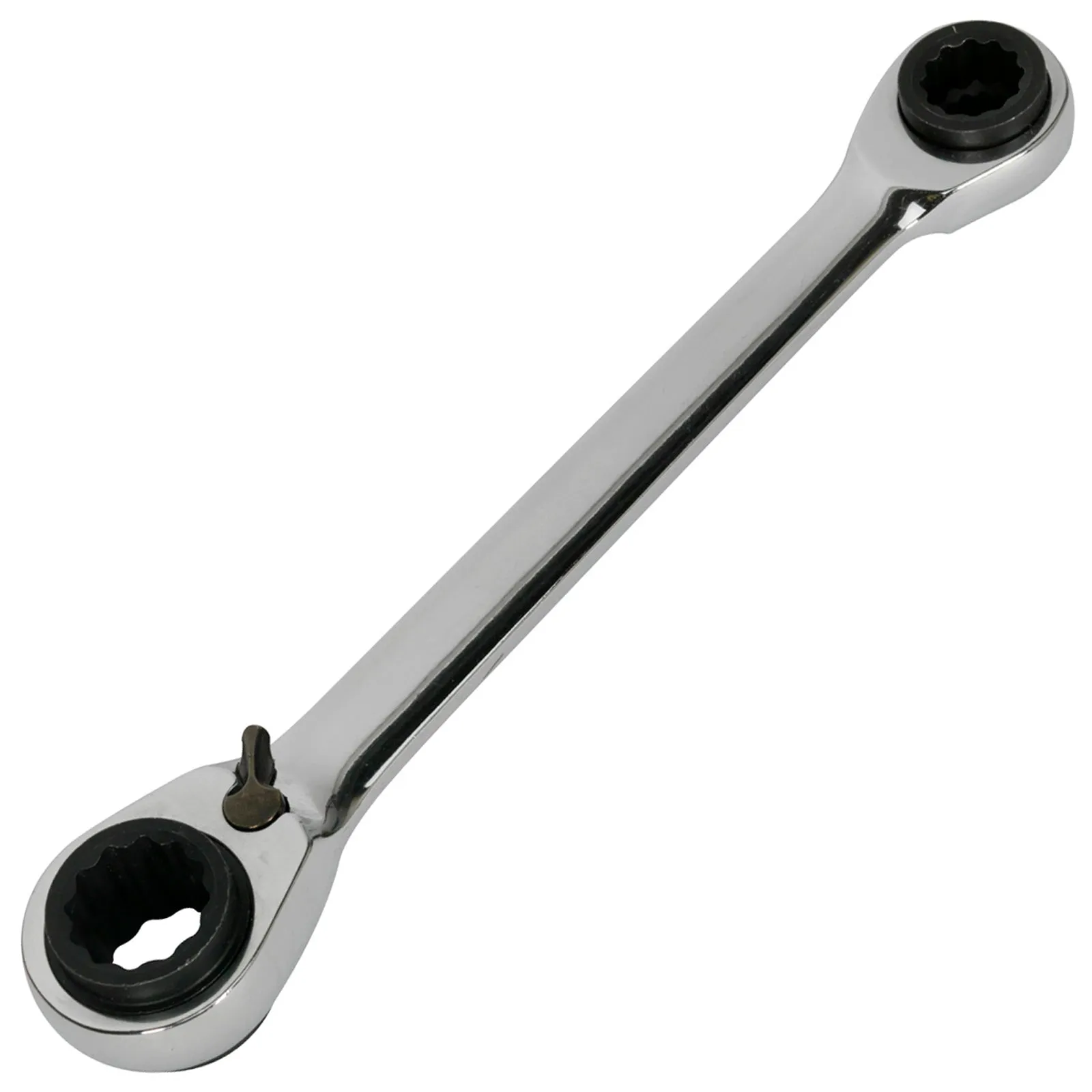Siegen 4 in 1 Reversible Ratchet Ring Spanner 10, 13, 17 & 19mm
