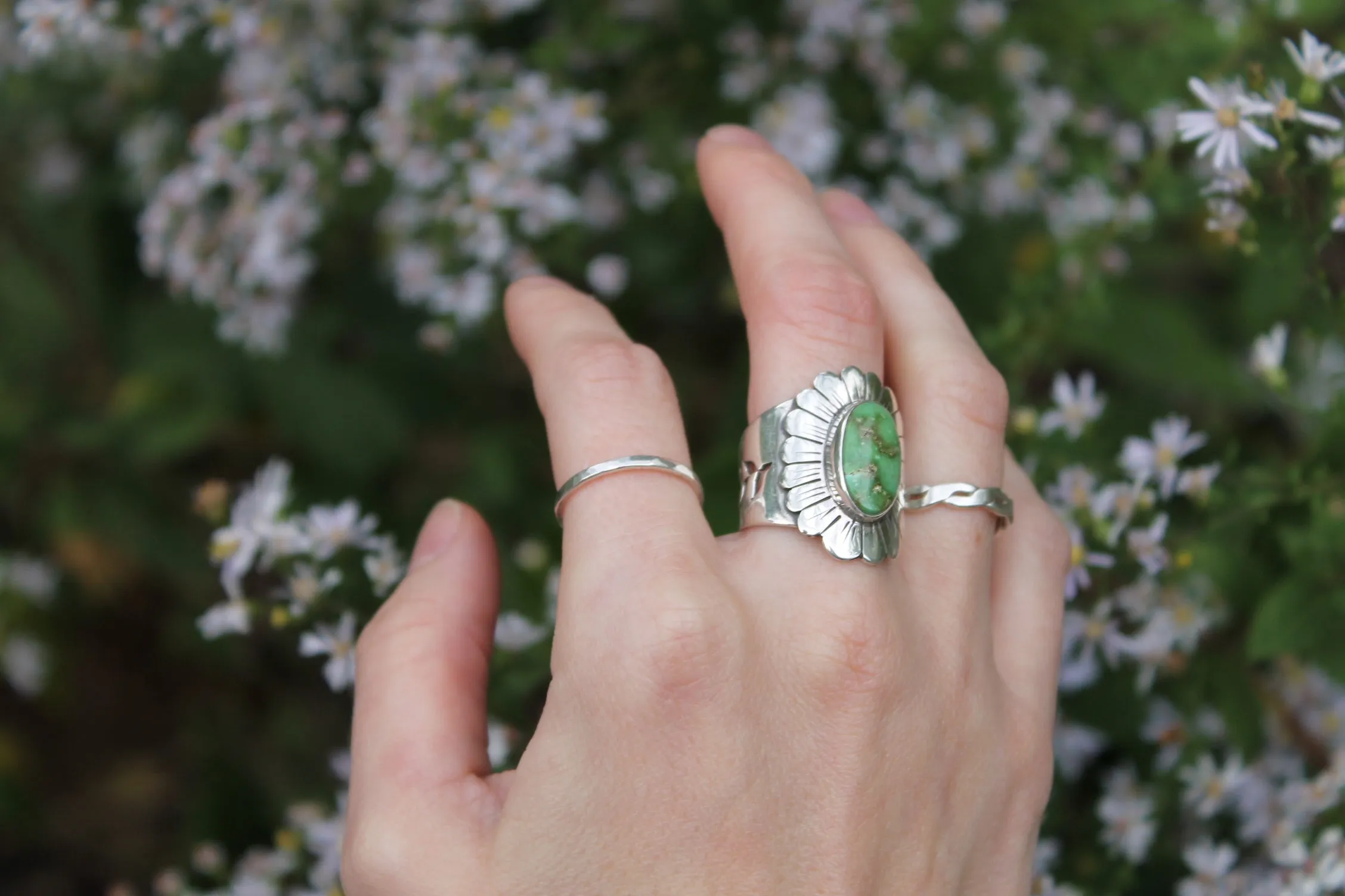 Silver Lining Stacker Ring
