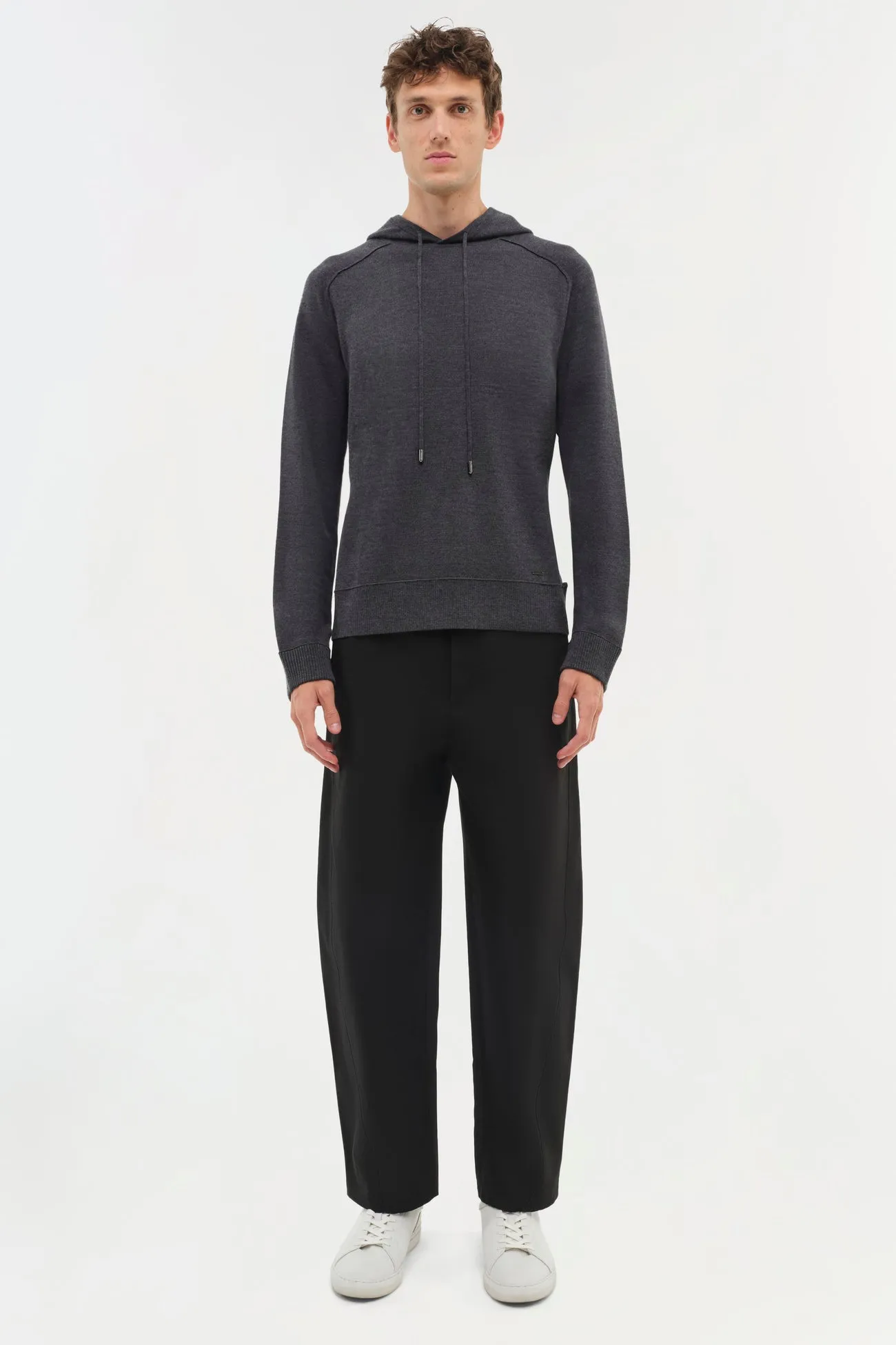 SIMKHAI - Eric Hoodie - Charcoal Melange