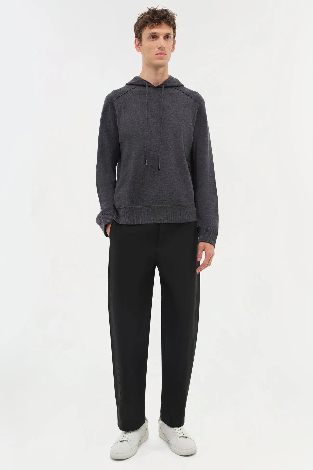 SIMKHAI - Eric Hoodie - Charcoal Melange