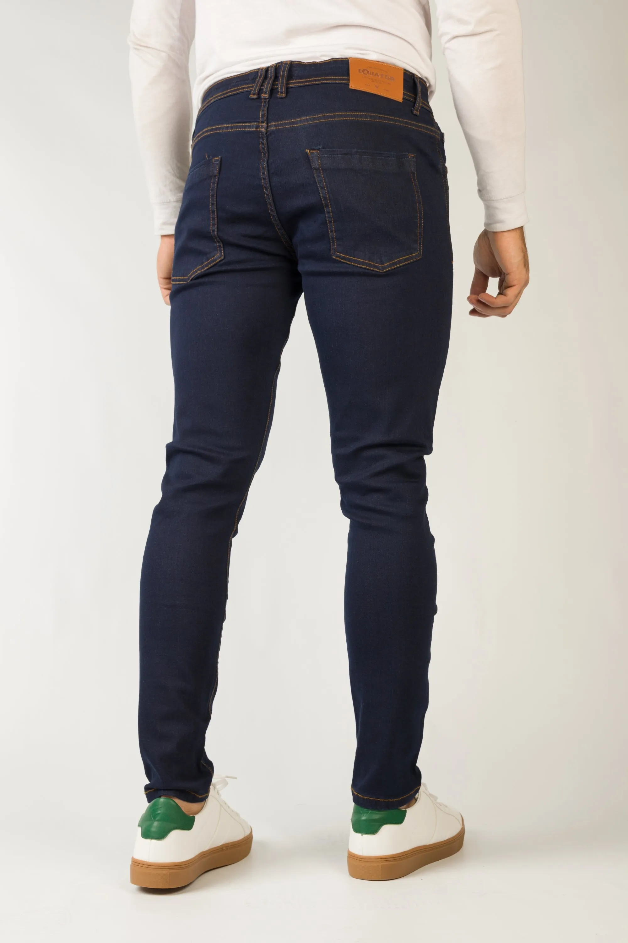 Skinny Fit Navy Jeans
