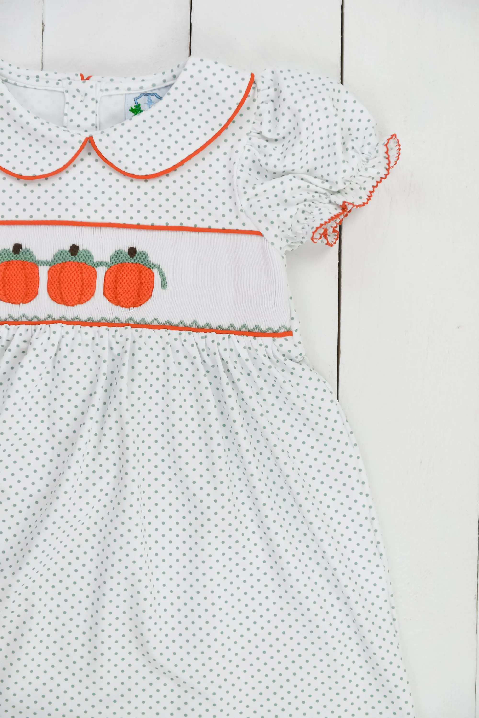 Smocked Pumpkin Dress