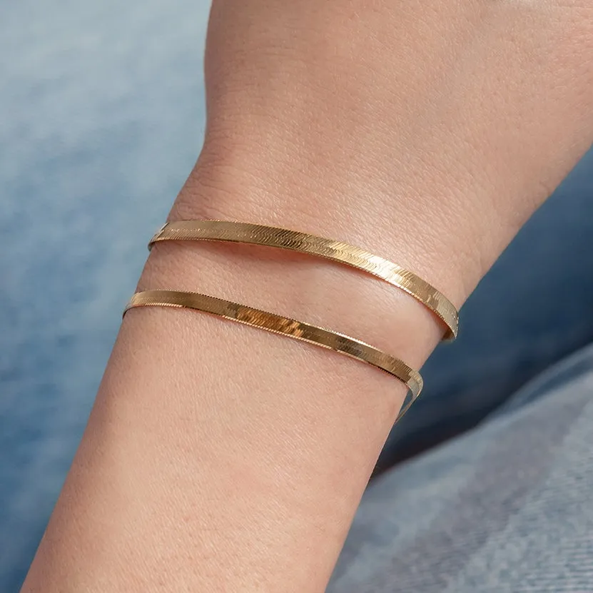 Snake Chain Bracelet (3 sizes!)