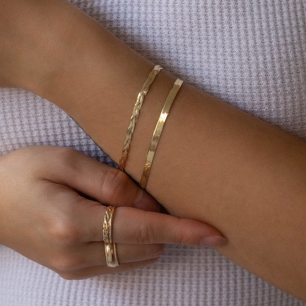 Snake Chain Bracelet (3 sizes!)
