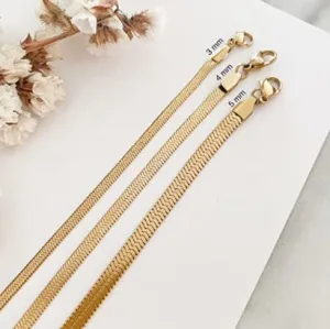 Snake Chain Bracelet (3 sizes!)