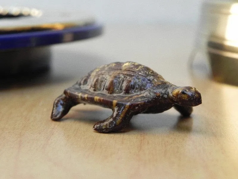 SOLD Gubelin Mystery Floating Turtle Water Clock, Rare, by Charles Hour