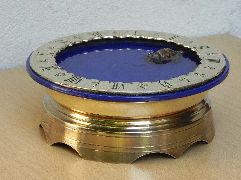 SOLD Gubelin Mystery Floating Turtle Water Clock, Rare, by Charles Hour