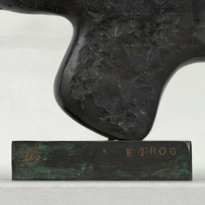 SOREL ETROG "KEYHEAD V" BRONZE, 1969