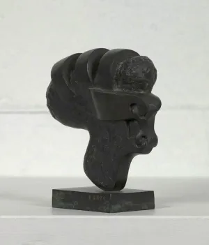 SOREL ETROG "KEYHEAD V" BRONZE, 1969