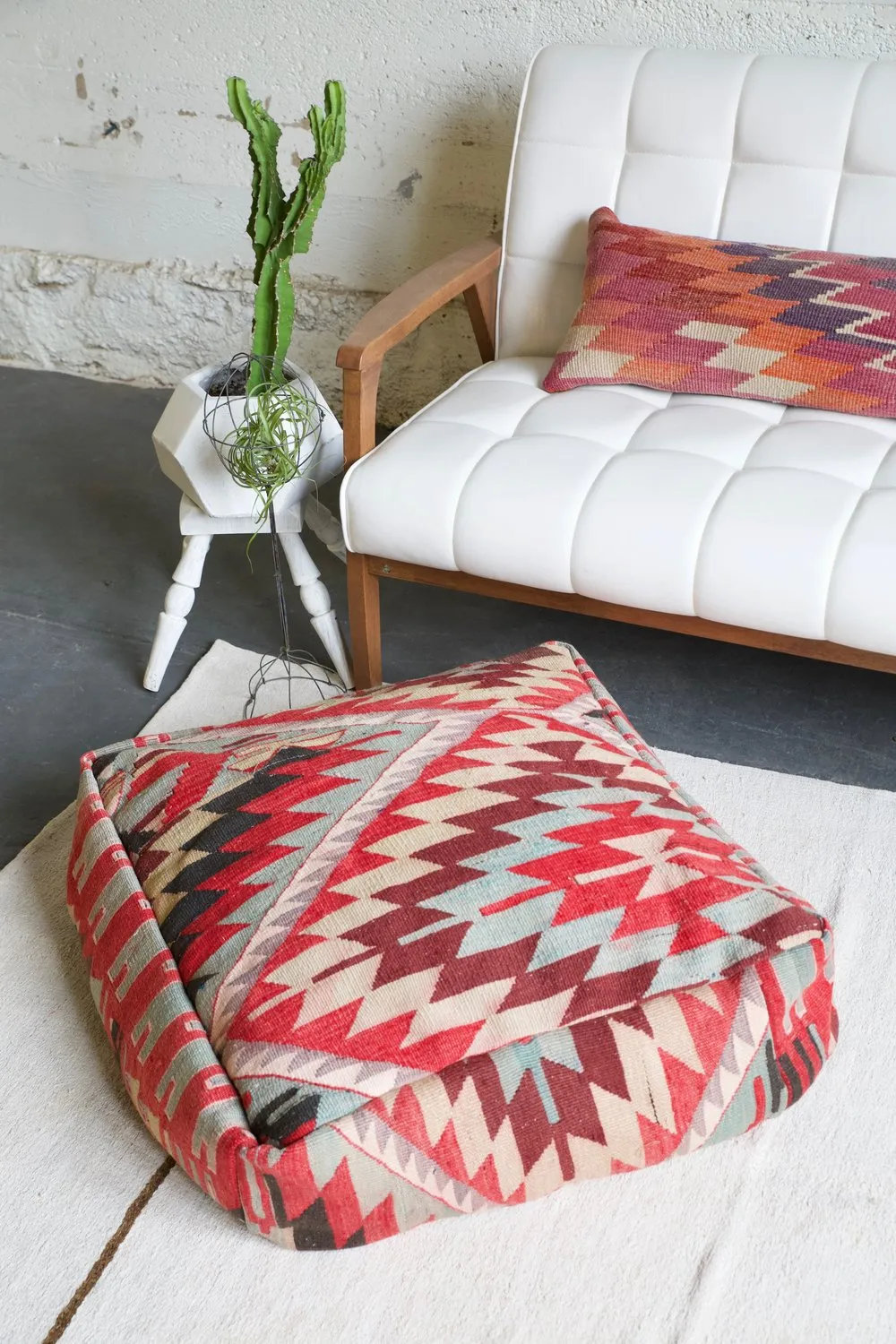 Square Kilim Floor Cushion