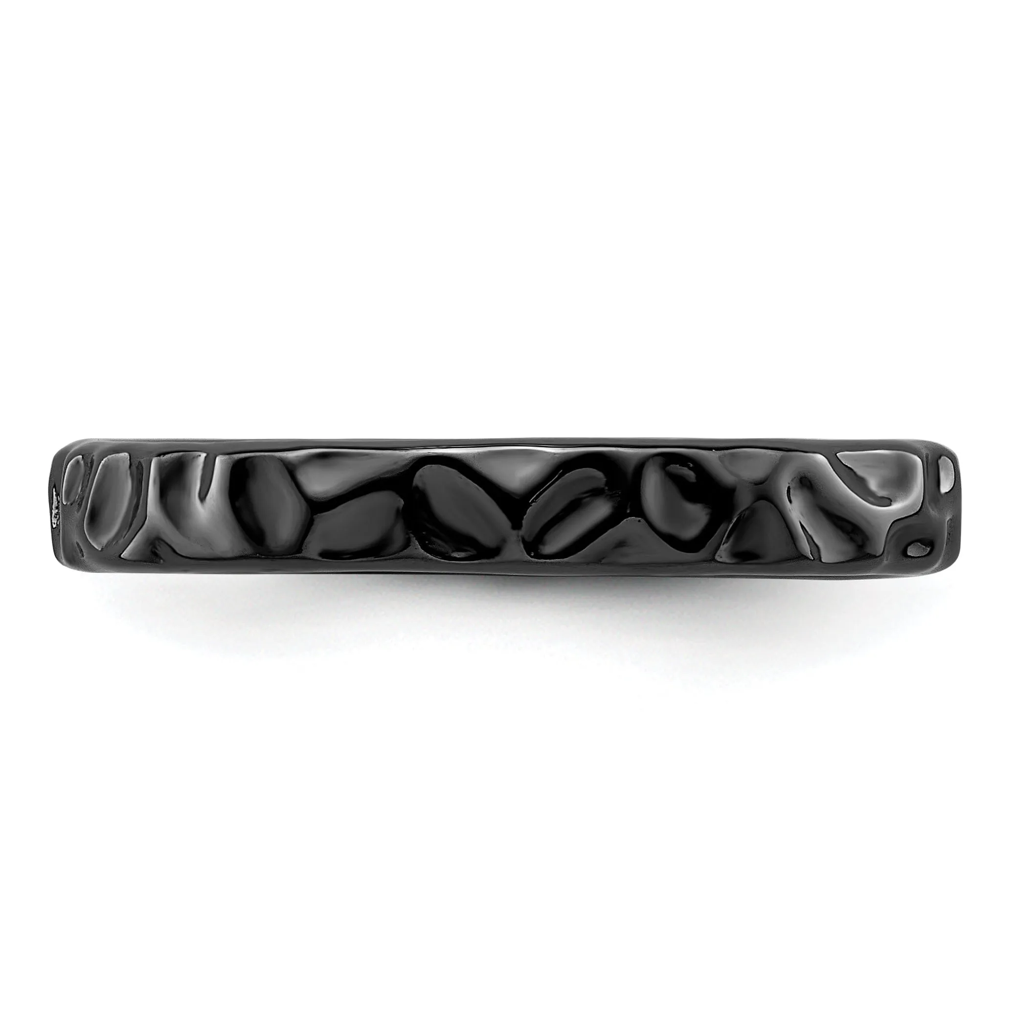 Sterling Silver Black-Plated Ring