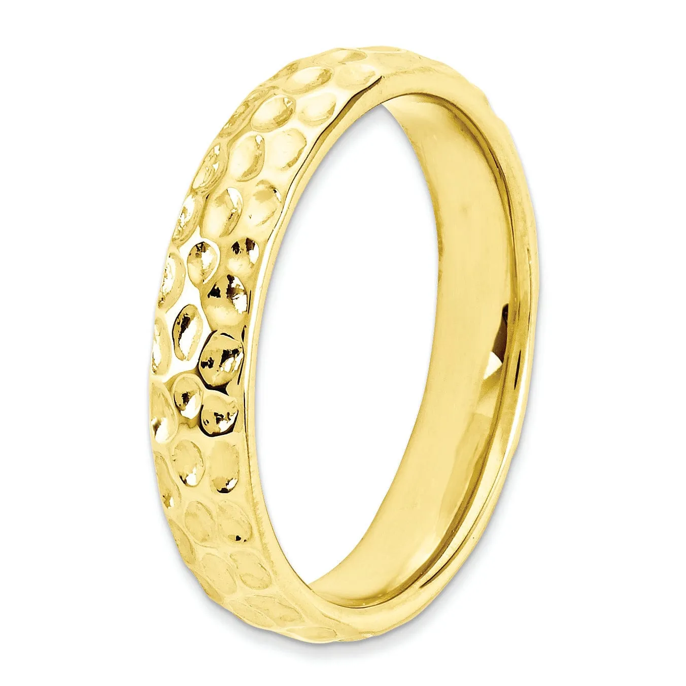 Sterling Silver Gold-Plated Ring