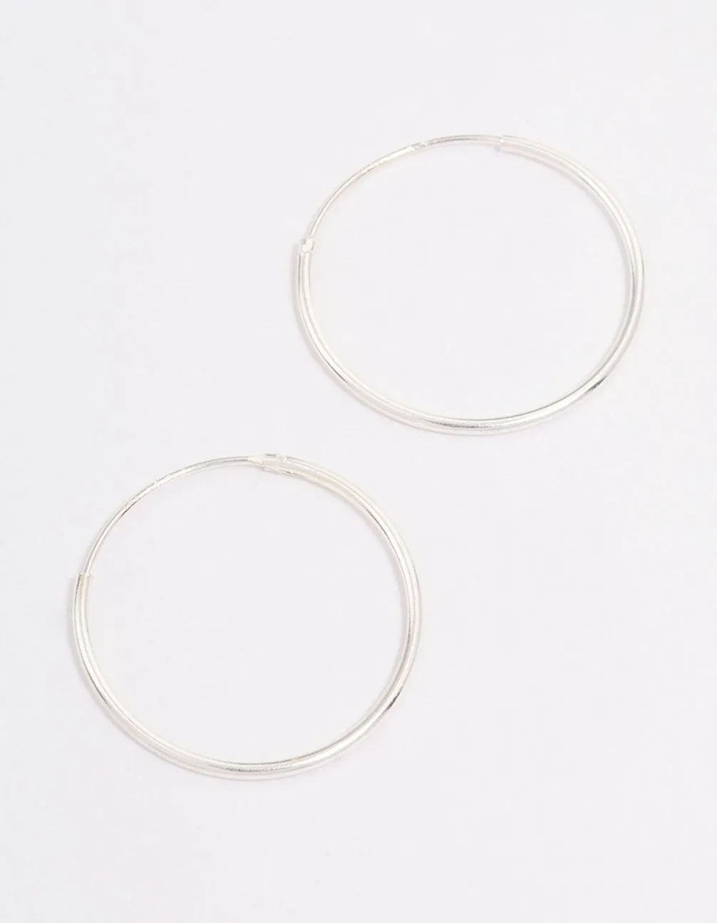 Sterling Silver Hoop Earrings 20mm