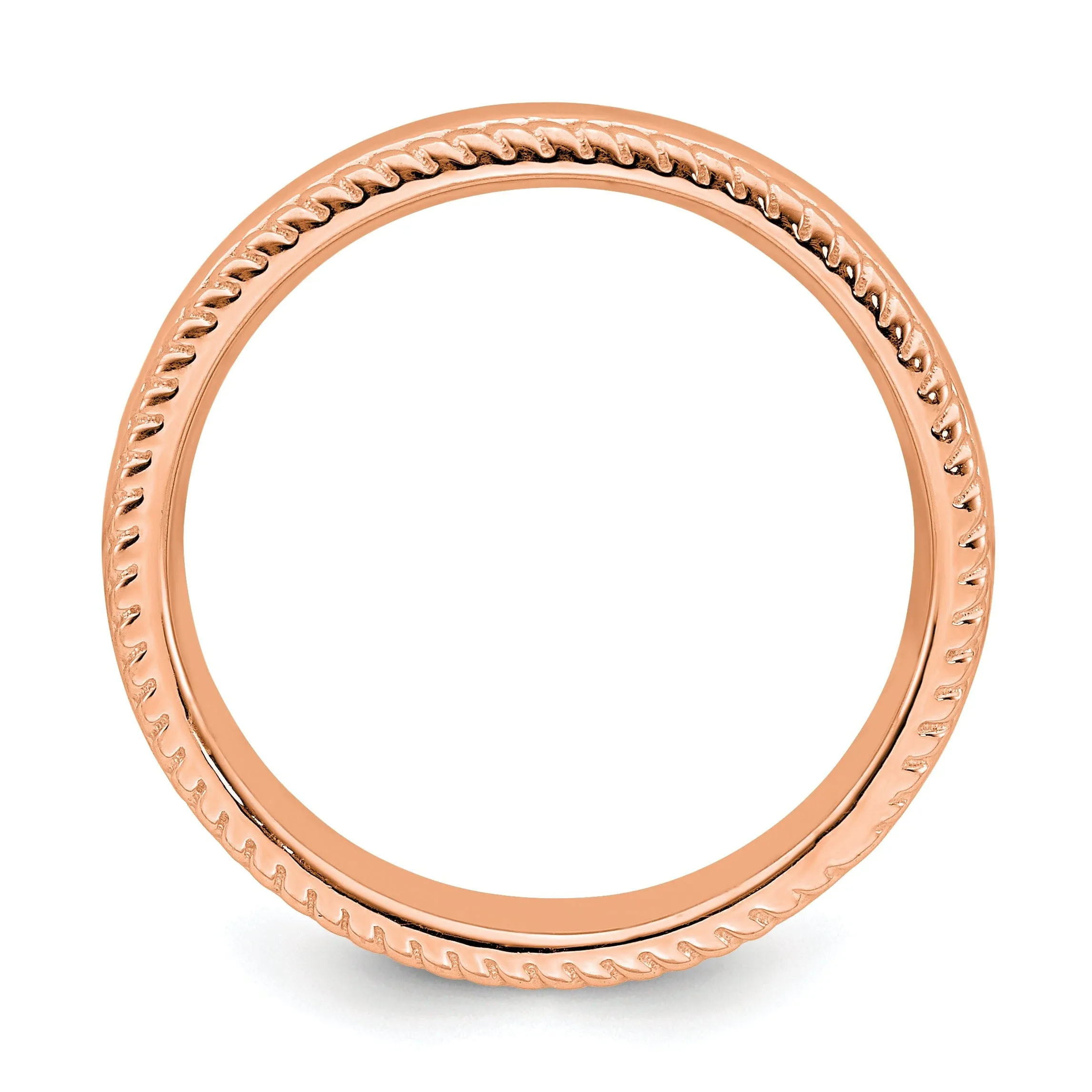 Sterling Silver Pink-Plated Ring