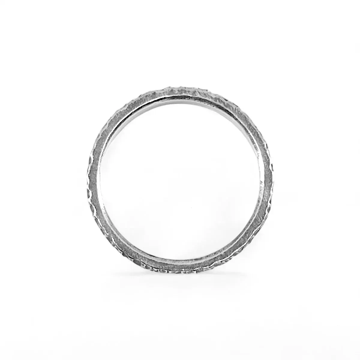 Sterling Silver Ring - Bark