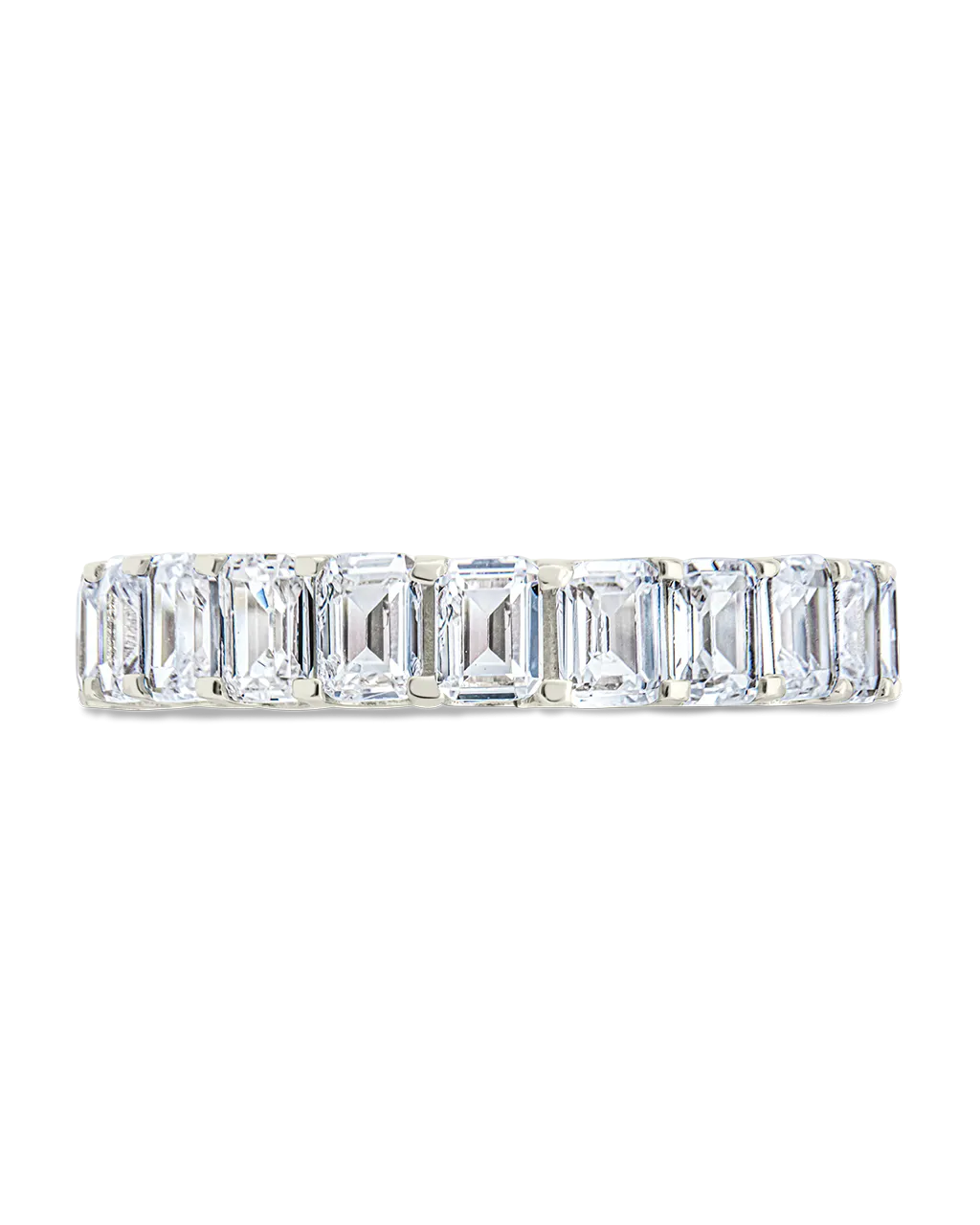 Sterling Silver Rio Baguette CZ Ring