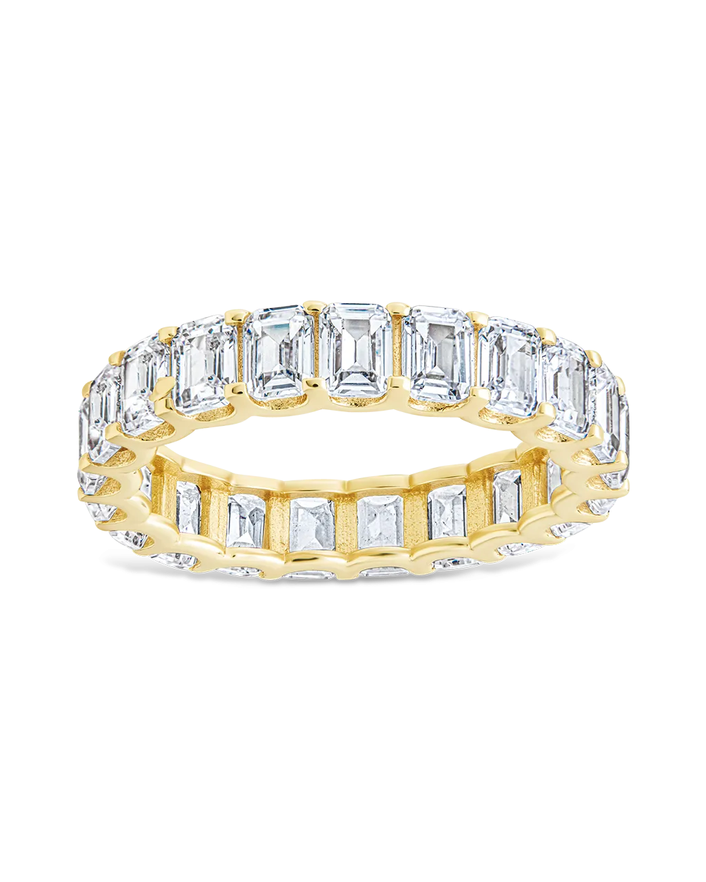 Sterling Silver Rio Baguette CZ Ring