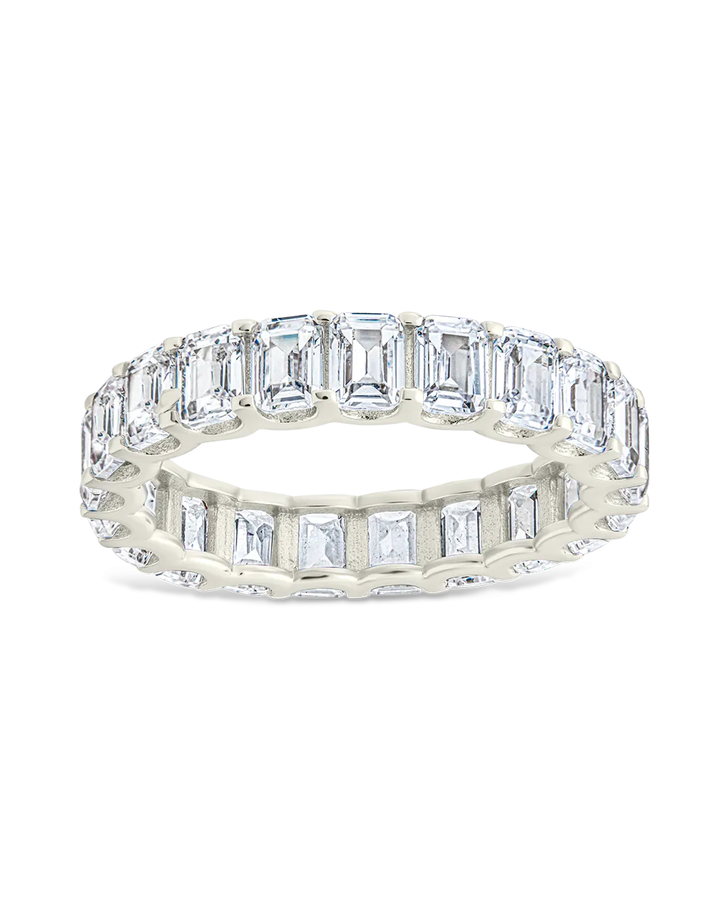 Sterling Silver Rio Baguette CZ Ring